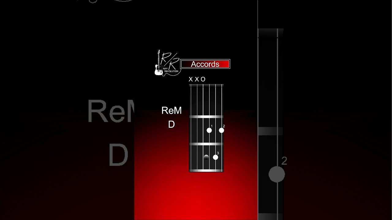 Accords - ReM (D) #accords #apprendrelaguitare #coursdeguitare
