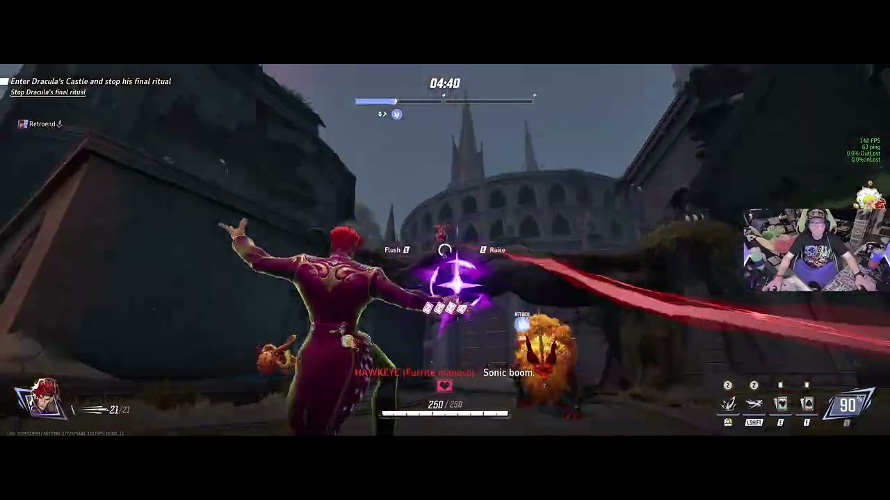 Marvel Rivals S6 Gambit Gameplay on Convergence Map, Central Park, Attack.
