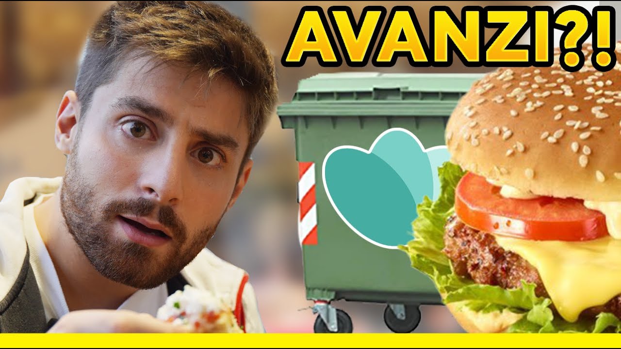 MANGIO AVANZI dei LOCALI per UNA SETTIMANA