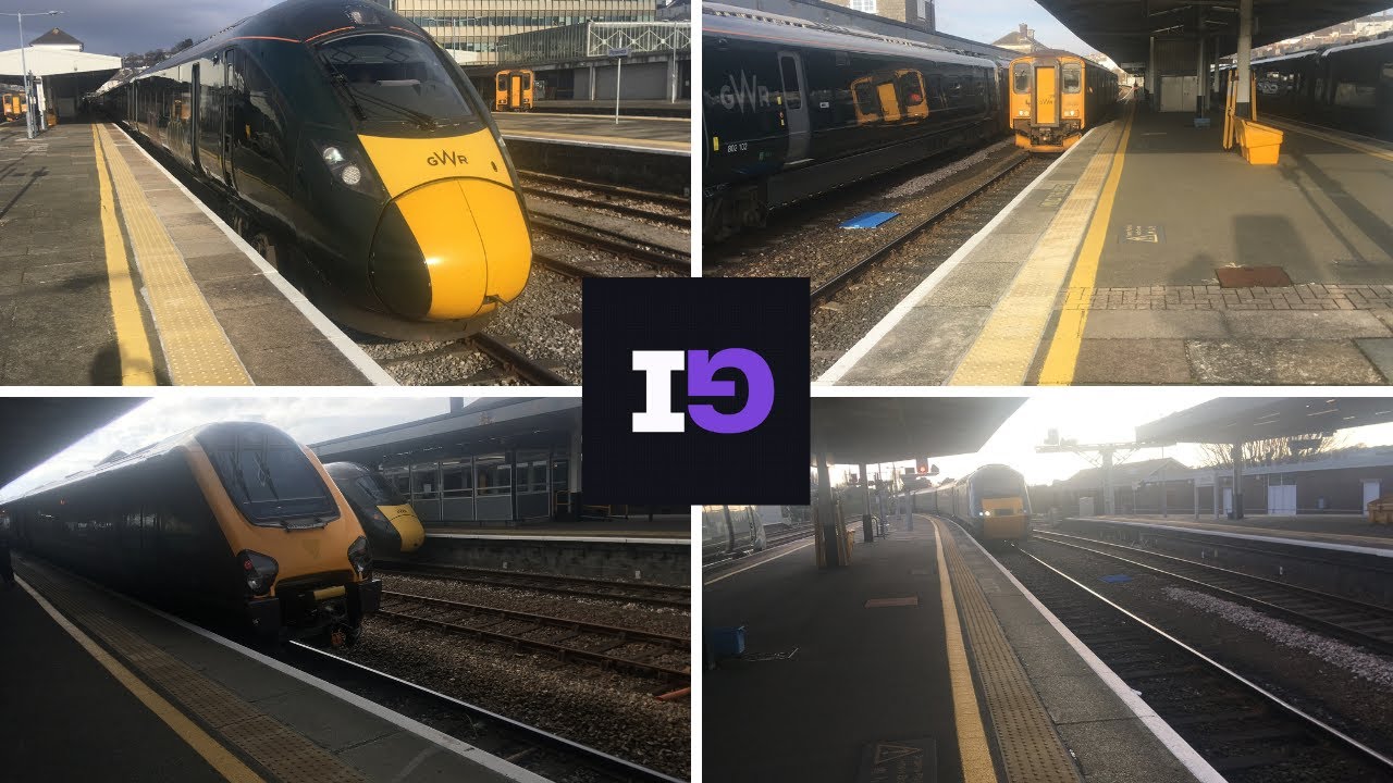 Trains at Plymouth 22.03.2025
