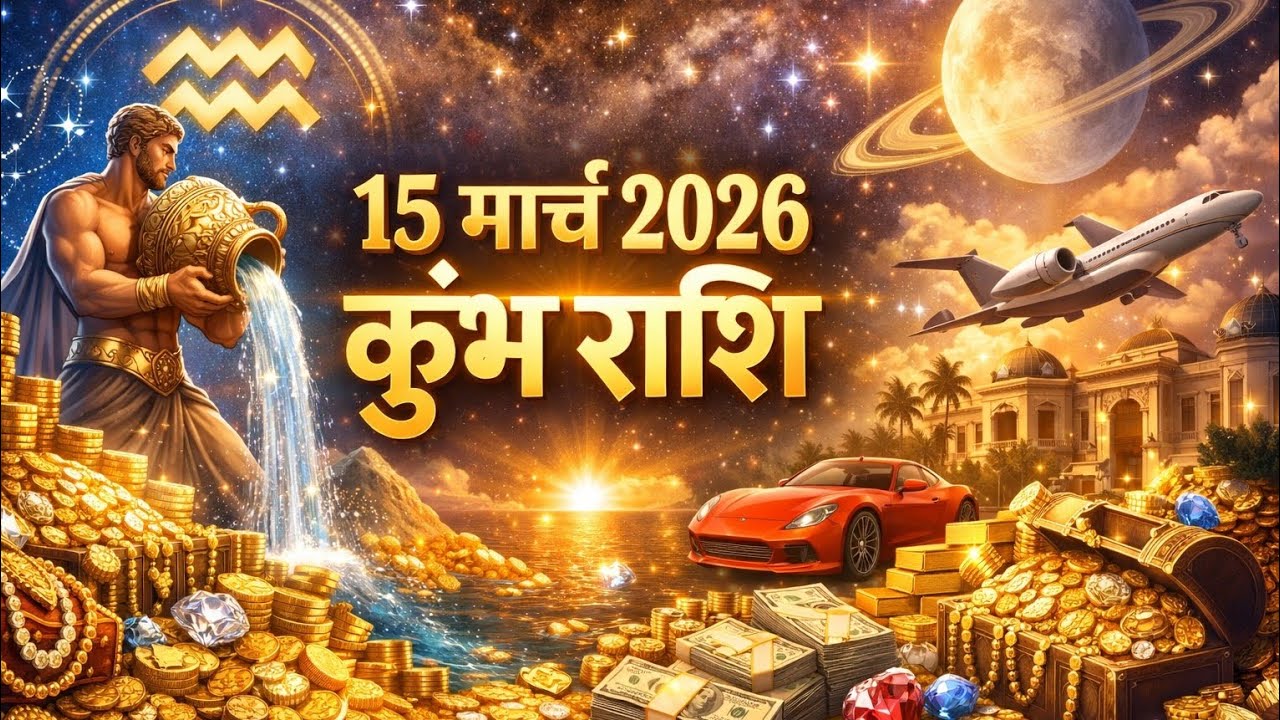 कुंभ राशि 15 मार्च 2026 | Kumbh Rashi 15 March 2026 |Aaj Ka Kumbh Rashifal | #Aquarius Horoscope
