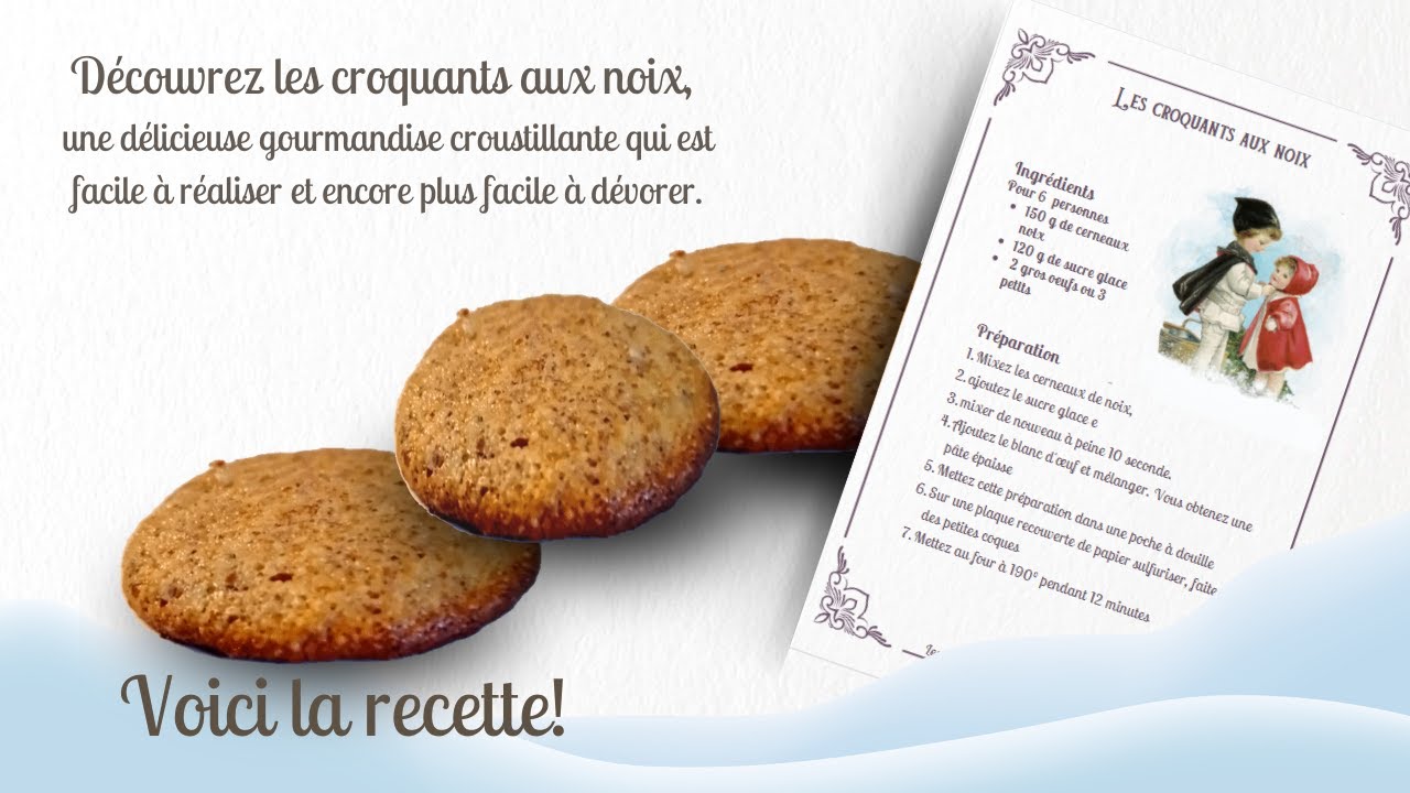 Les croquants aux noix