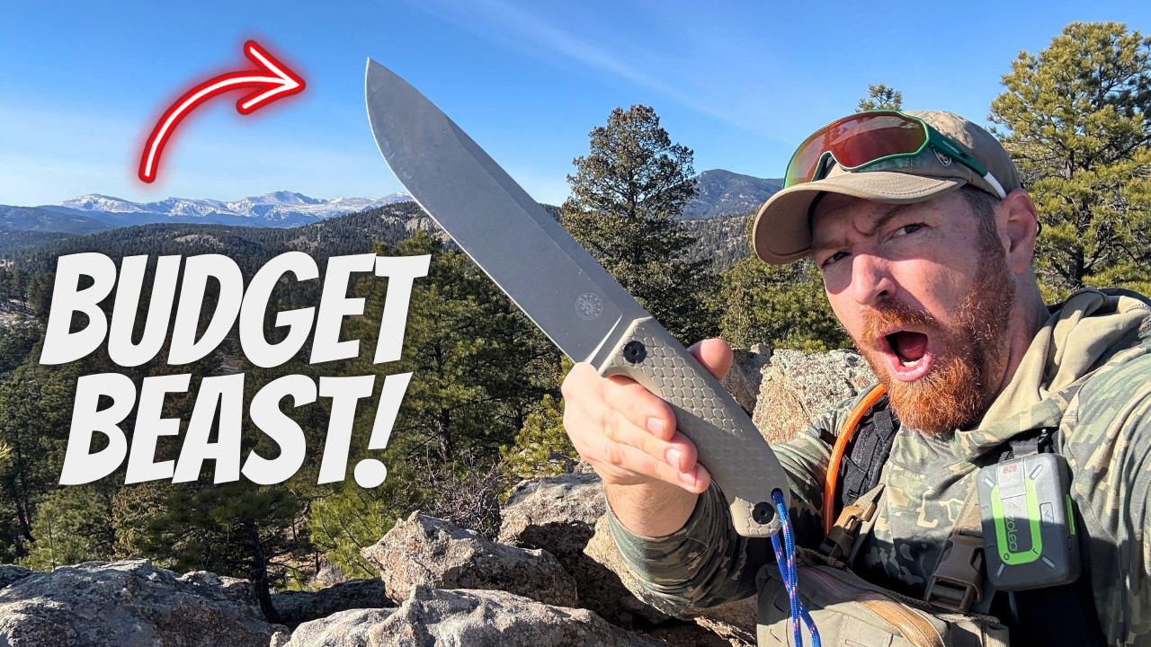 This Massive Survival Knife Can Go Anywhere On A Budget!
