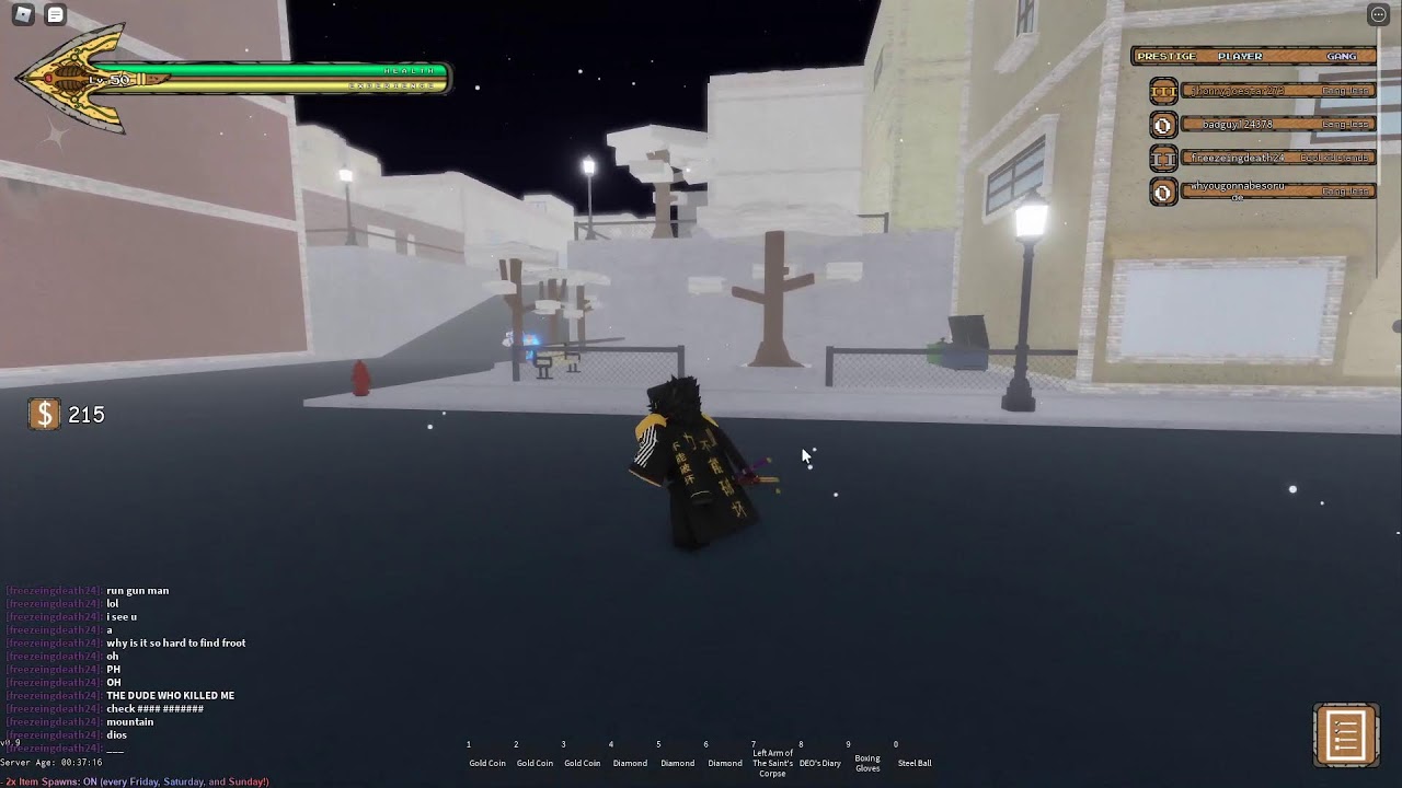 YBA LIVE EASY SHINIES!!! (roblox)