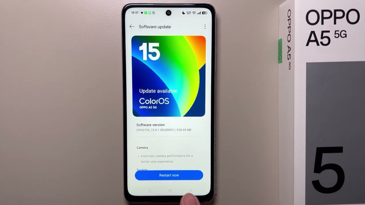 OPPO A5 5G: How to Update Software