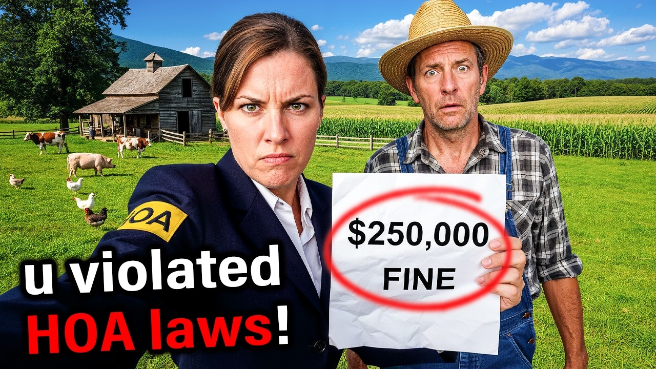 HOA President Sends $250,000 Fine Letter, Claiming My Farm Violated Their Bylaws For YEARS!