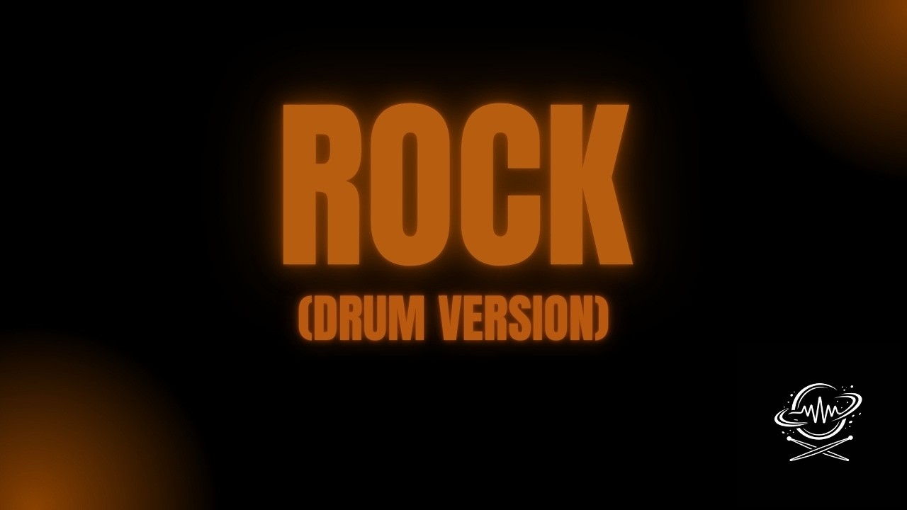 ROCK FOR DRUMMERS (100 BPM) DRUMLESS. Drum version