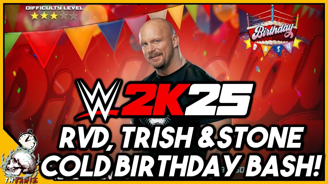 RVD, TRISH & STONE COLD BIRTHDAY BASH! WWE 2K25 MyFaction LIVE!