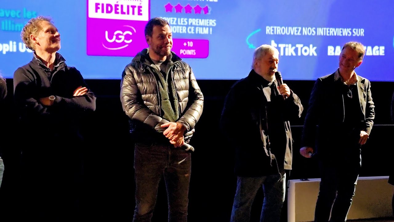 Le Quatrième mur, Laurent Lafitte, David Oelhoffen, Avant-première, UGC Les Halles, Paris, 2025