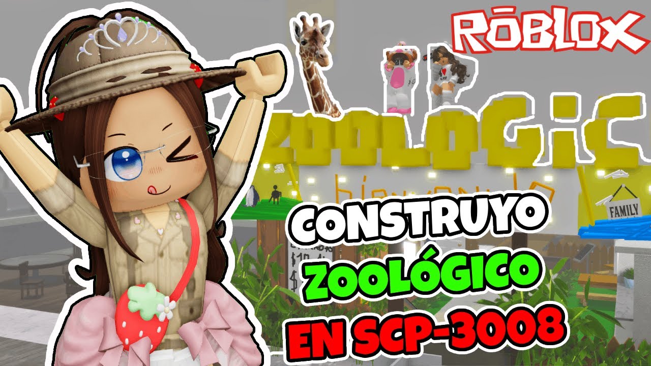 CONSTRUYO UN ZOOLÓGICO GIGANTE en SCP-3008 😱🦒 | Animales, Recepción y Comida (Roblox)