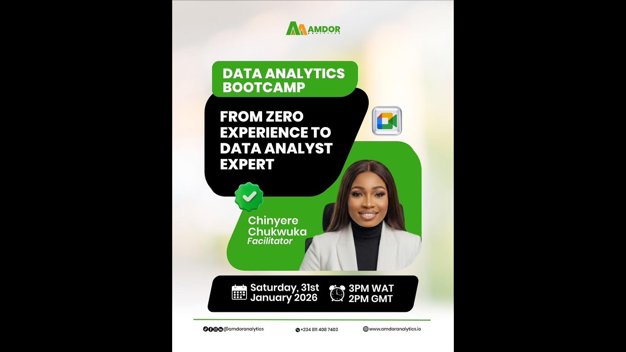 FROM ZERO EXPERIENCE TO DATA ANALYST EXPERT #amdoranalytics