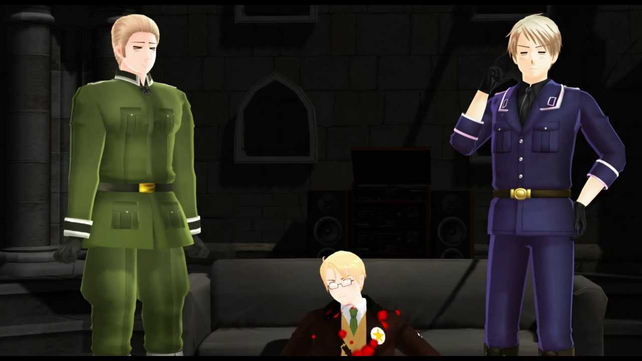 [Hetalia MMD] CAAARL meme [Germany & Prussia]