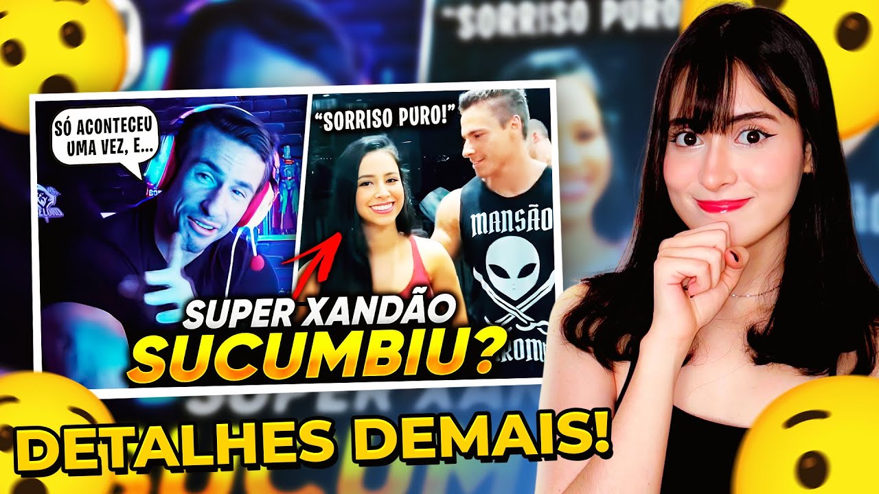 REACT Xand&atilde;o CONTA HIST&Oacute;RIA PROFANA de quando SUCUMBIU PARA A BRUXINHA | Cortes da Rhaychu