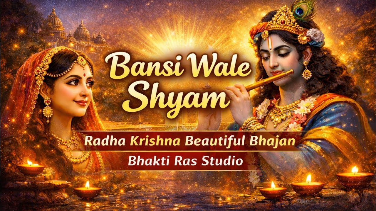 Bansi Wale Shyam | Radha Krishna Beautiful Bhajan | #BhaktiRasStudio #newbhajan #spiritualsong
