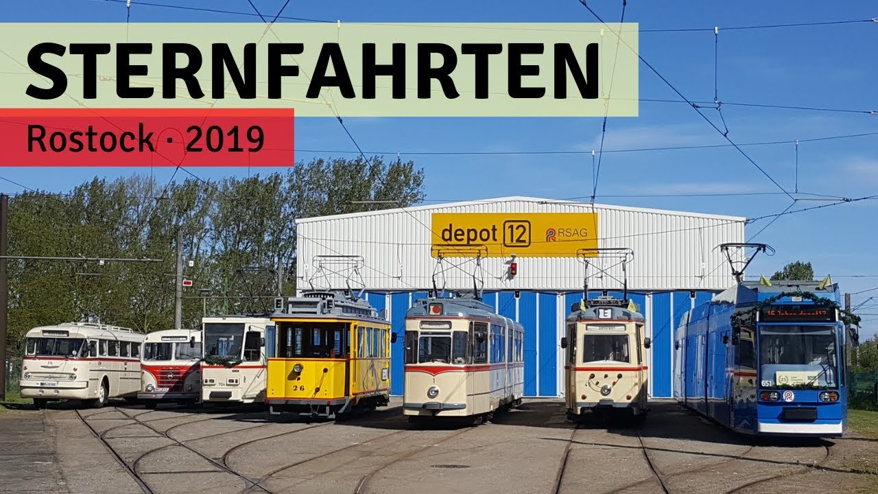 Historische Straßenbahnen in Rostock: 