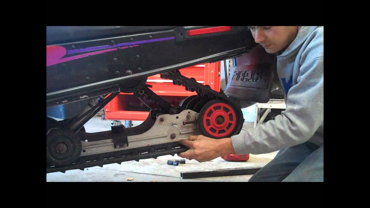 How To: Track Tension and Alignment (snowmobile)