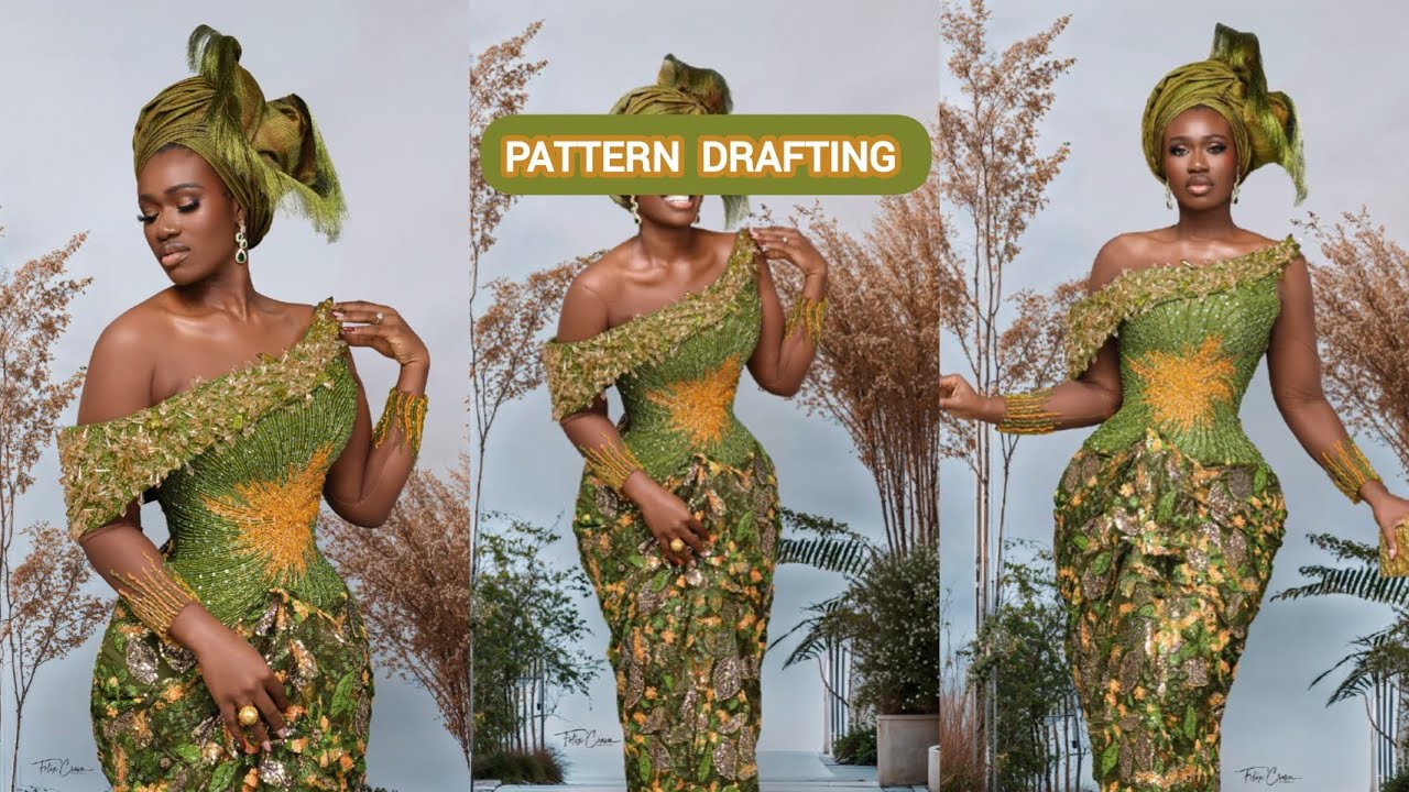 Asymmetrical Design Victorian Corset Pattern with Yoke, Cape, Inbuilt Corset | Let Us Draft #corset