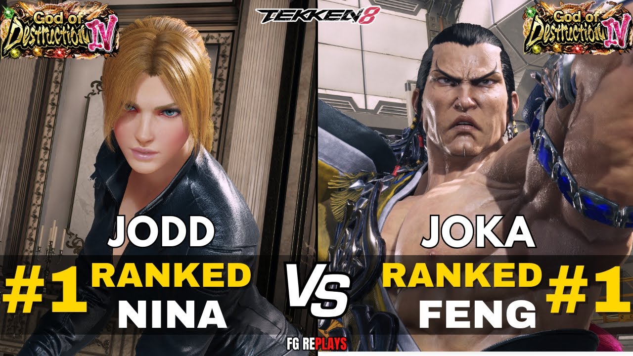 TEKKEN 8 - Jodd (Ranked #1 Nina) vs JoKa (Ranked #1 Feng)