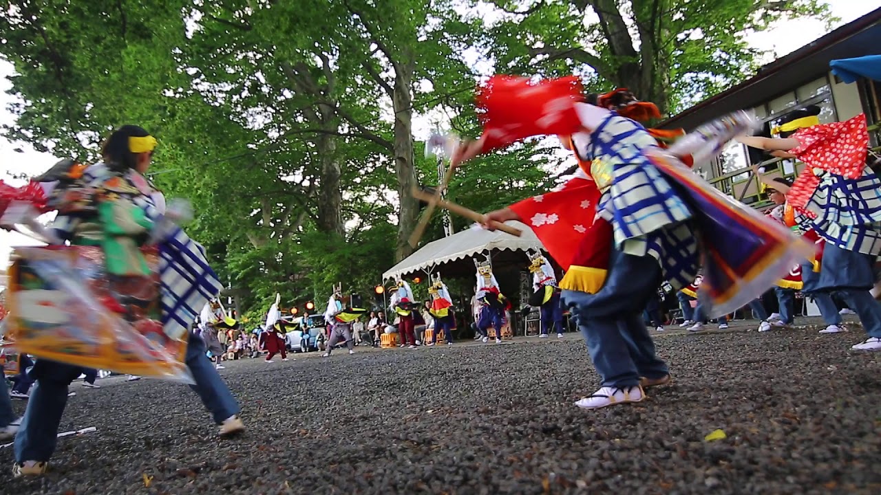 2019一戸まつり　根反鹿踊り　八坂神社奉納（後半）
