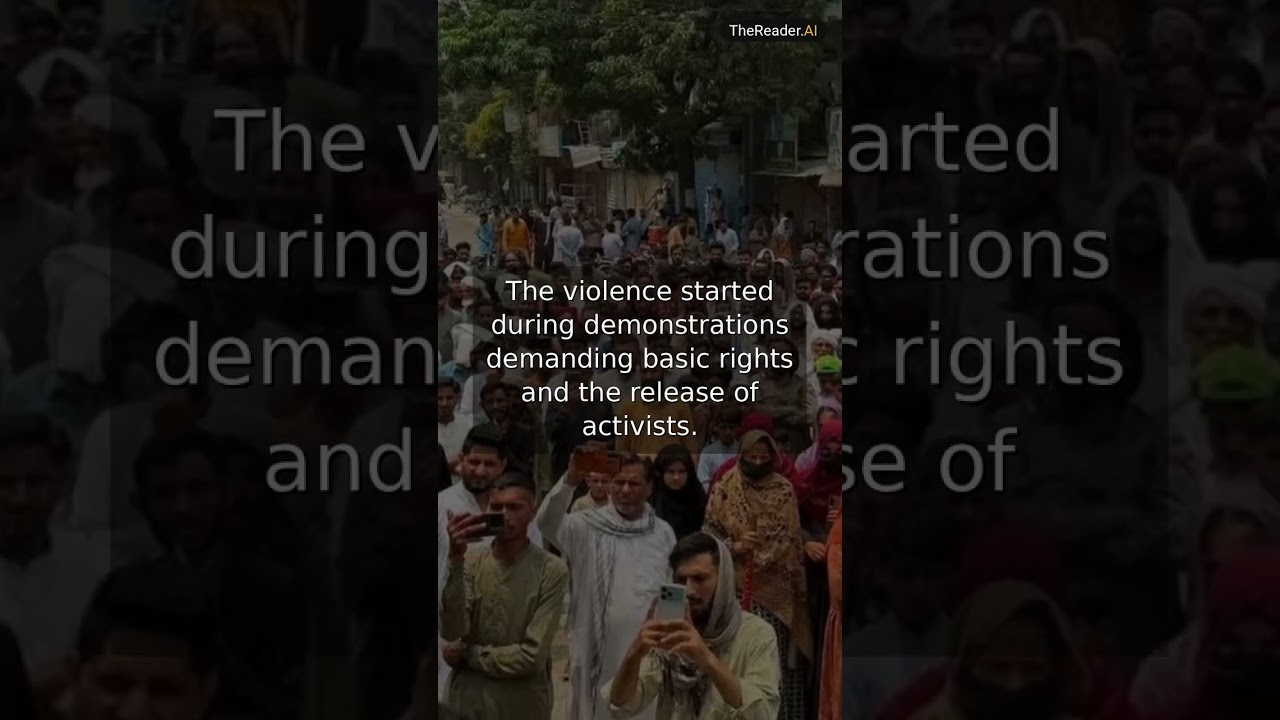 One dead as Pakistan Rangers open fire on protesters in Pakistan occupied Kashmir | #Shorts
