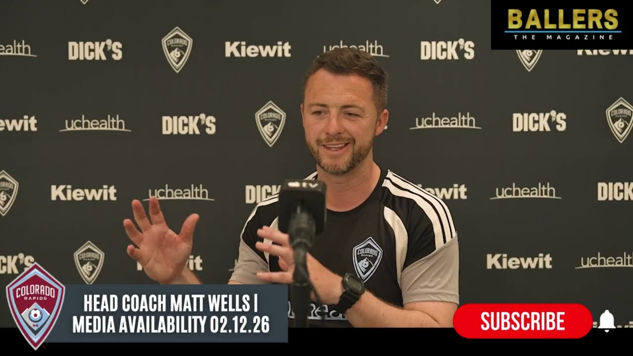 Head Coach Matt Wells: Colorado Rapids | Training Session | Media Availability | MLS | 02.12.26