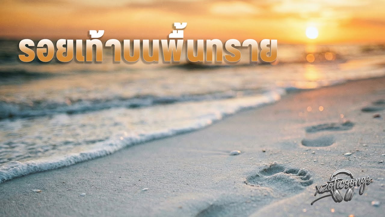 รอยเท้าบนพื้นทราย : xzoticsongs