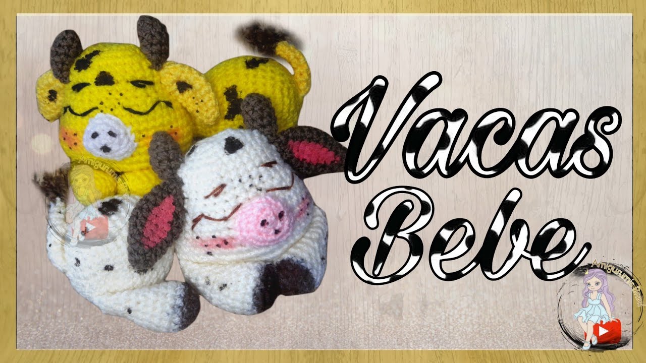 Vacas Bebe | Amigurumi animales| baby shower|tejido a crochet
