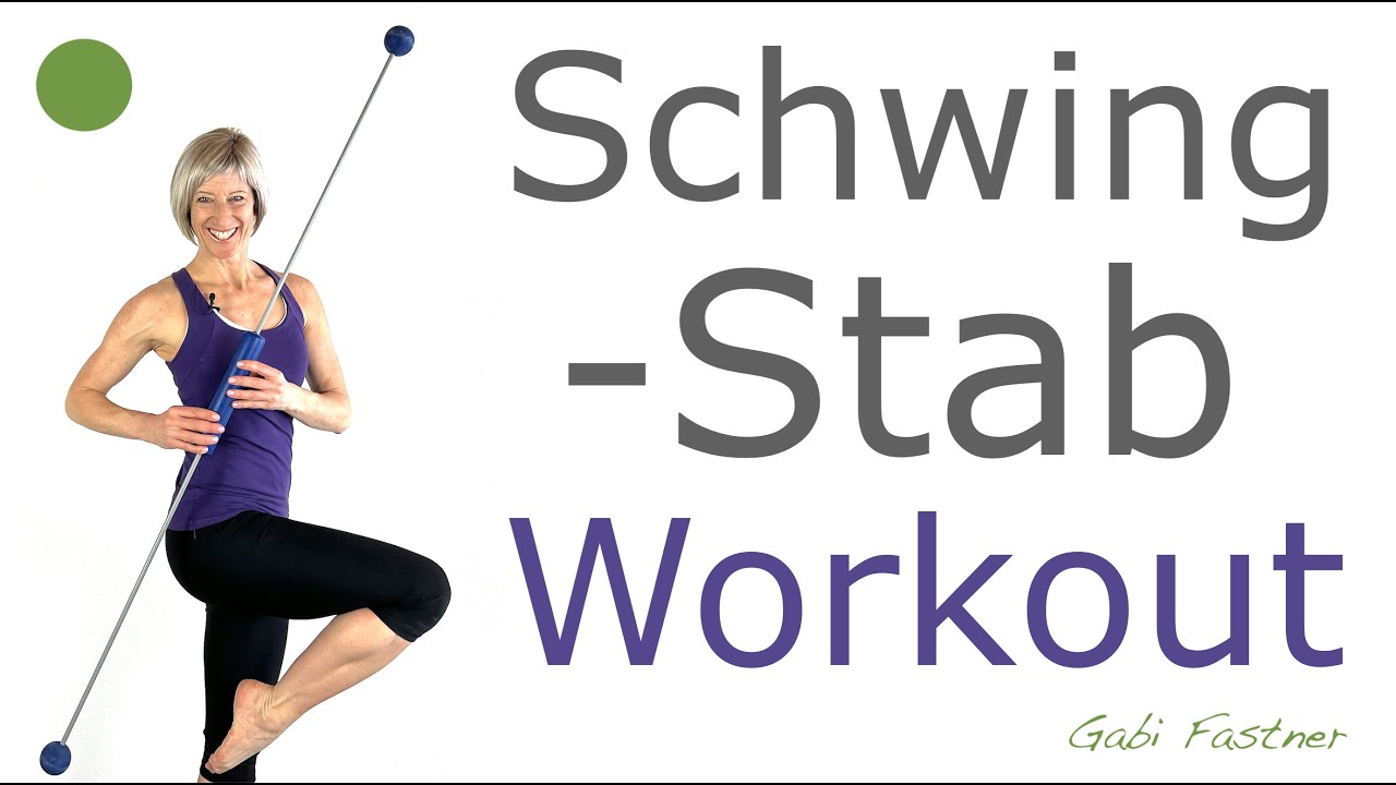 🥕37 min. Schwingstab Workout | tiefe und oberflächliche Muskulatur trainieren