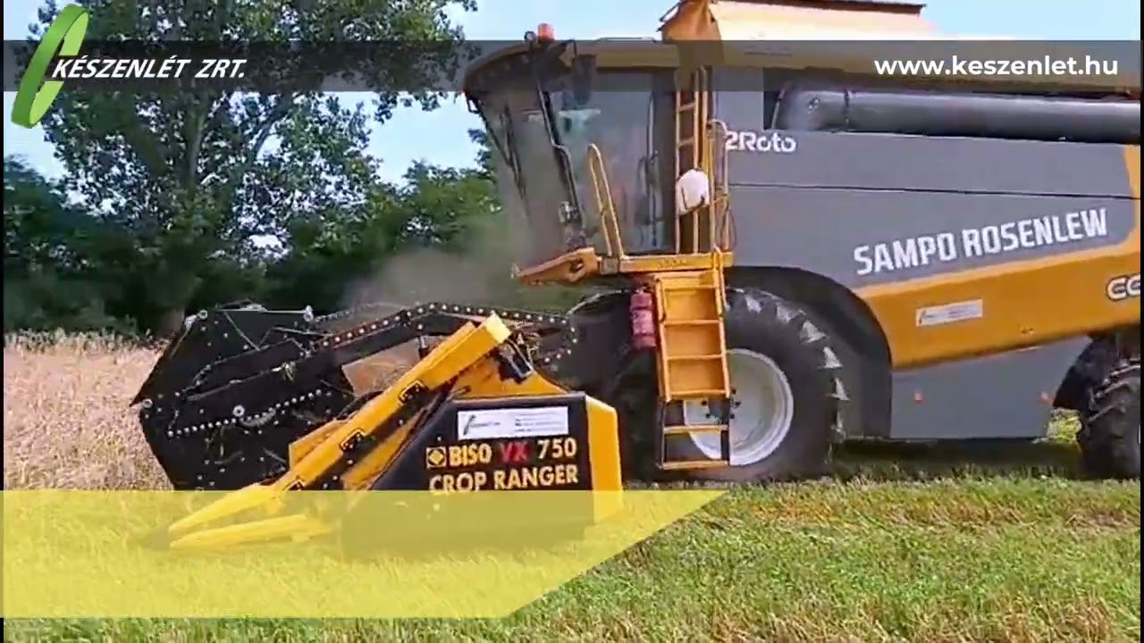 Sampo Comia C22 2ROTO kombájn már Magyarországon is