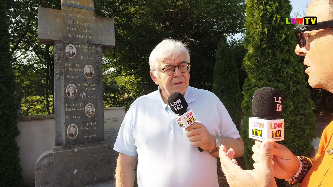 Comm&eacute;moration des 80 ans de la lib&eacute;ration de Busigny le 2 septembre 2024