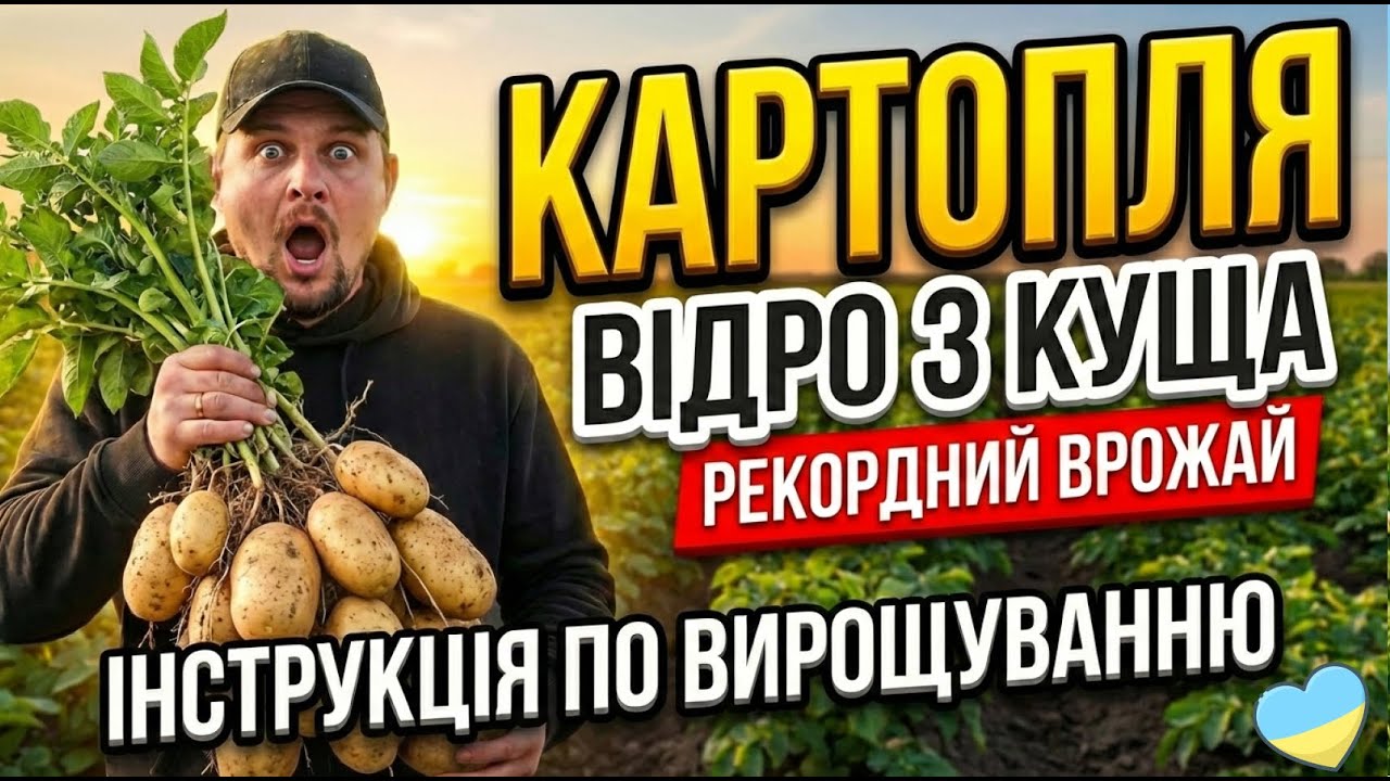 Ростимо картоплю ПРАВИЛЬНО: Покроковий гайд від А до Я для рекордного врожаю