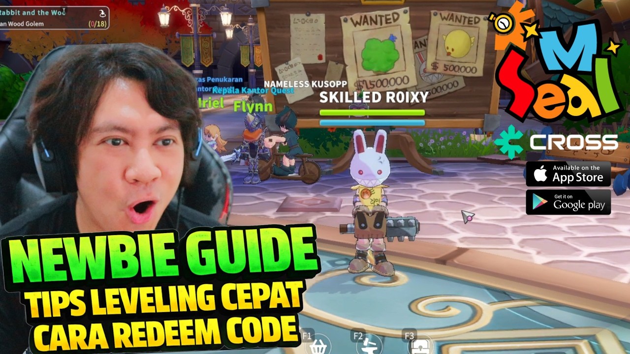 Newbie Guide! Tips LEveling Cepat & Cara Redeem Code - Seal M on Cross (Mobile PC)
