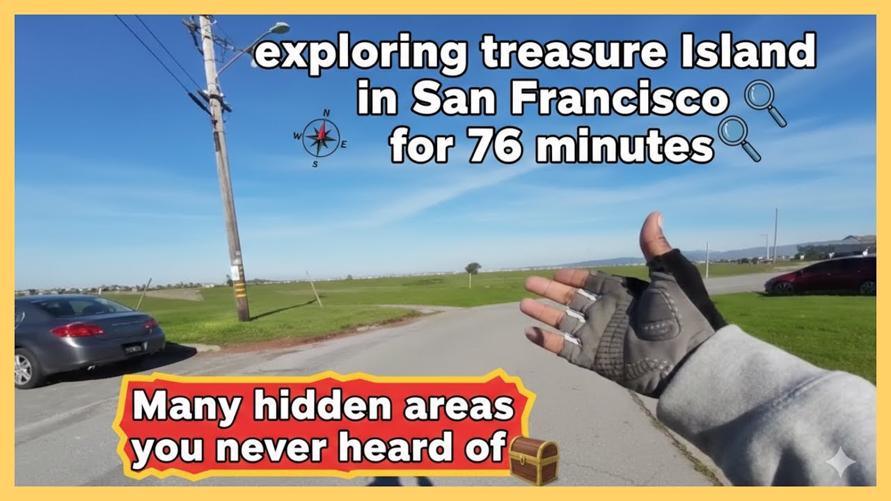 exploring treasure Island in San Francisco for 76 minutes  Many hidden areas you never heard of  IRL