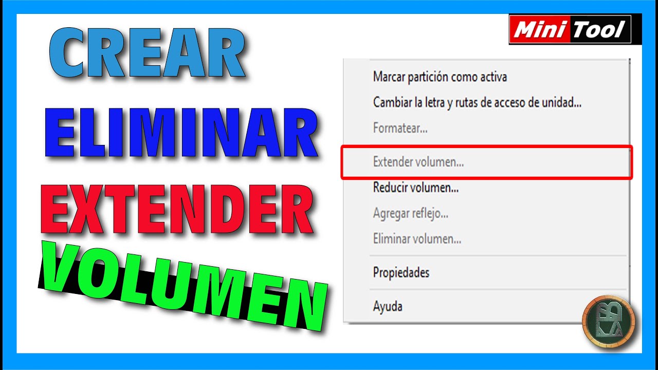 ✅ CREAR, ELIMINAR Particiones ✅ EXTENDER VOLUMEN no sale o está deshabilitado 🔴 PARTITION WIZARD