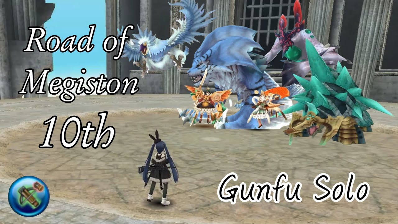 10th Road of Megiston Solo - Gunfu (Bowgun/Knux) || Toram Online