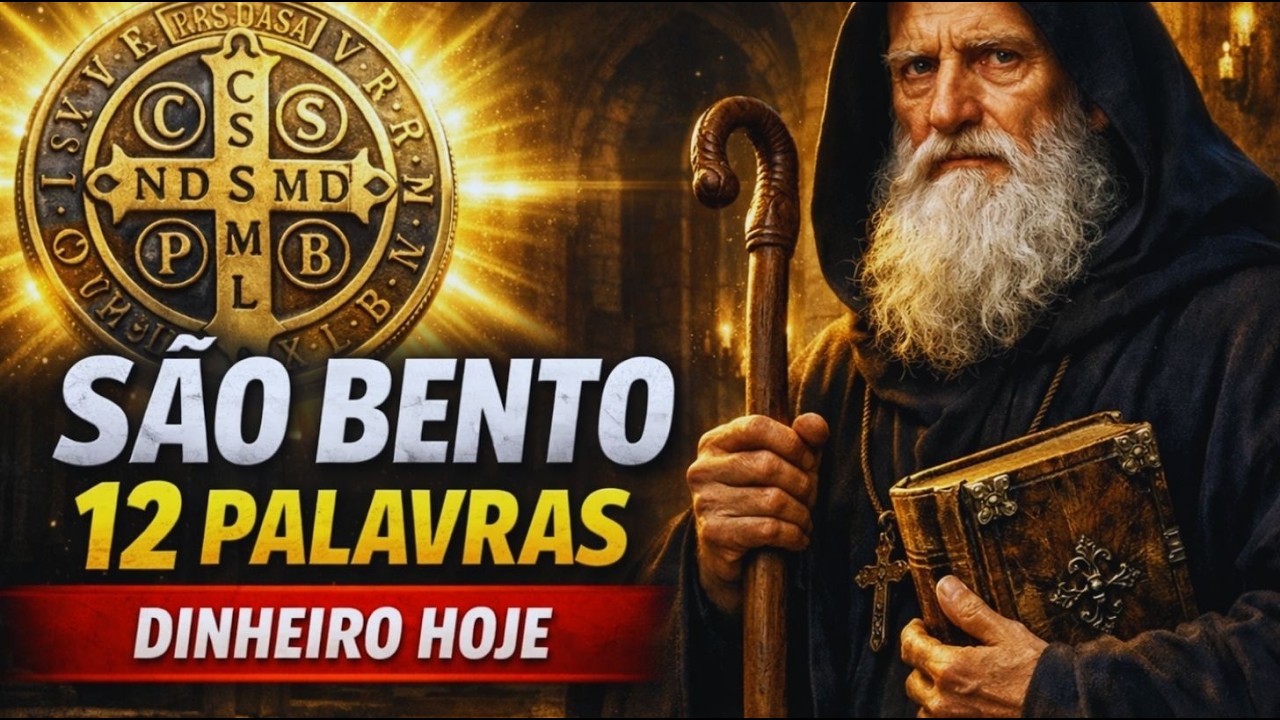 📿 ORAÇÃO DAS 12 PALAVRAS DE SÃO BENTO - Quita DÍVIDAS em 24h | Milagres URGENTES