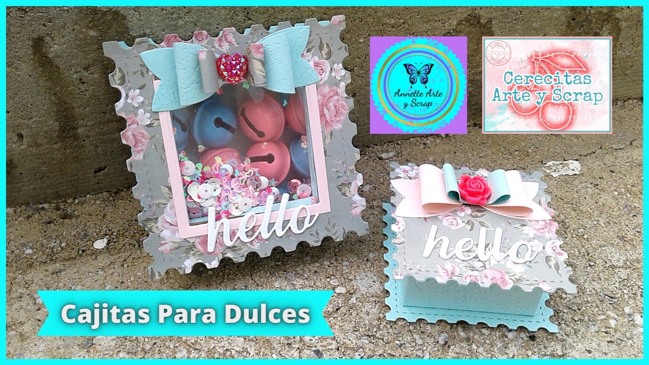 Cajita Para Dulces/ Cerecitas Arte y Scrap