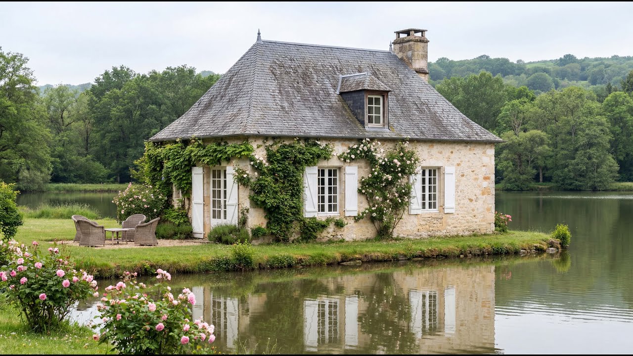 Inside a Dreamy Stone Cottage by the Lake | Full House Tour