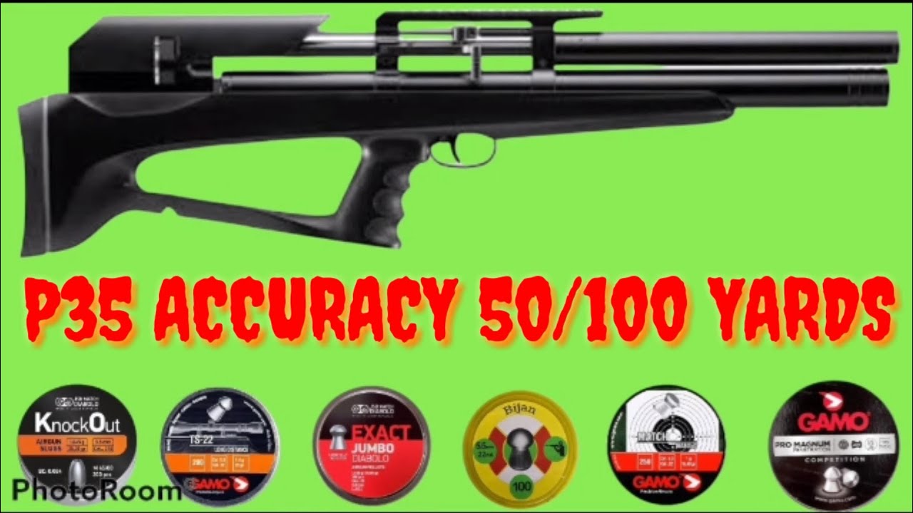 SNOWPEAK P35 ACCURACY TEST 50/100 YARDS WITH 5 PELET /URDU/HINDI