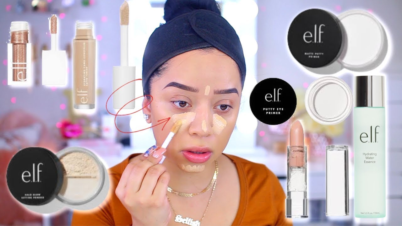 FULL FACE TESTING NEW e.l.f MAKEUP & SKINCARE 2020 | AFFORDABLE UNDER $10  ohmglashes