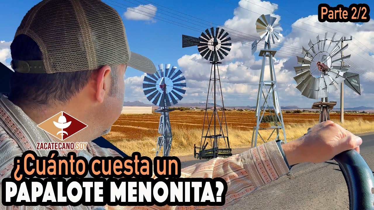 LOS MENONITAS BOMBEAN AGUA con aire, con sol y con electricidad