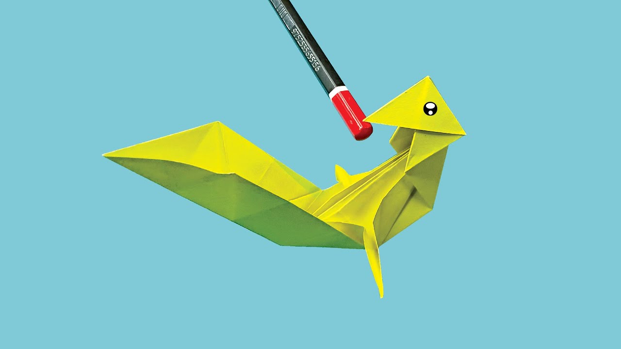 🦊 Origami Toy: Swing Fox | DIY Swing Balance Fox | Craftifly