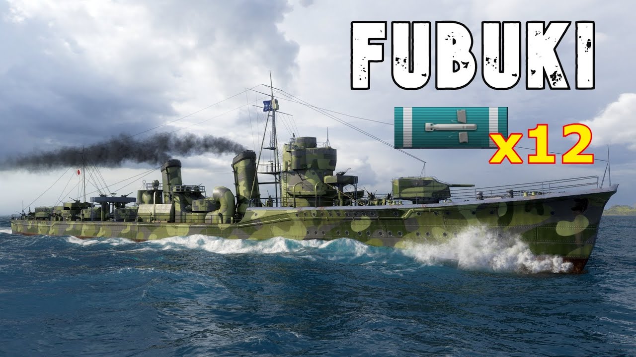 World of WarShips Fubuki - 4 Kills 150K Damage