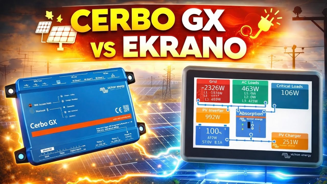 Victron Ekrano против Cerbo GX | Какой из них лучше подходит для мониторинга вашей системы?