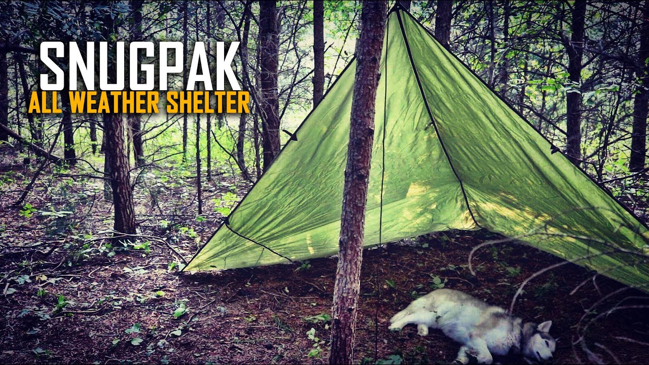Snugpak All Weather Shelter - 10x10 Tarp Setup & Review