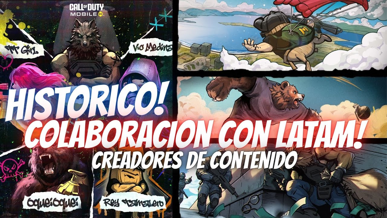 HISTORICO! PRIMERA COLABORACION con CREADORES de LATAM en el JUEGO y RECOMPENSAS GRATIS | COD Mobile