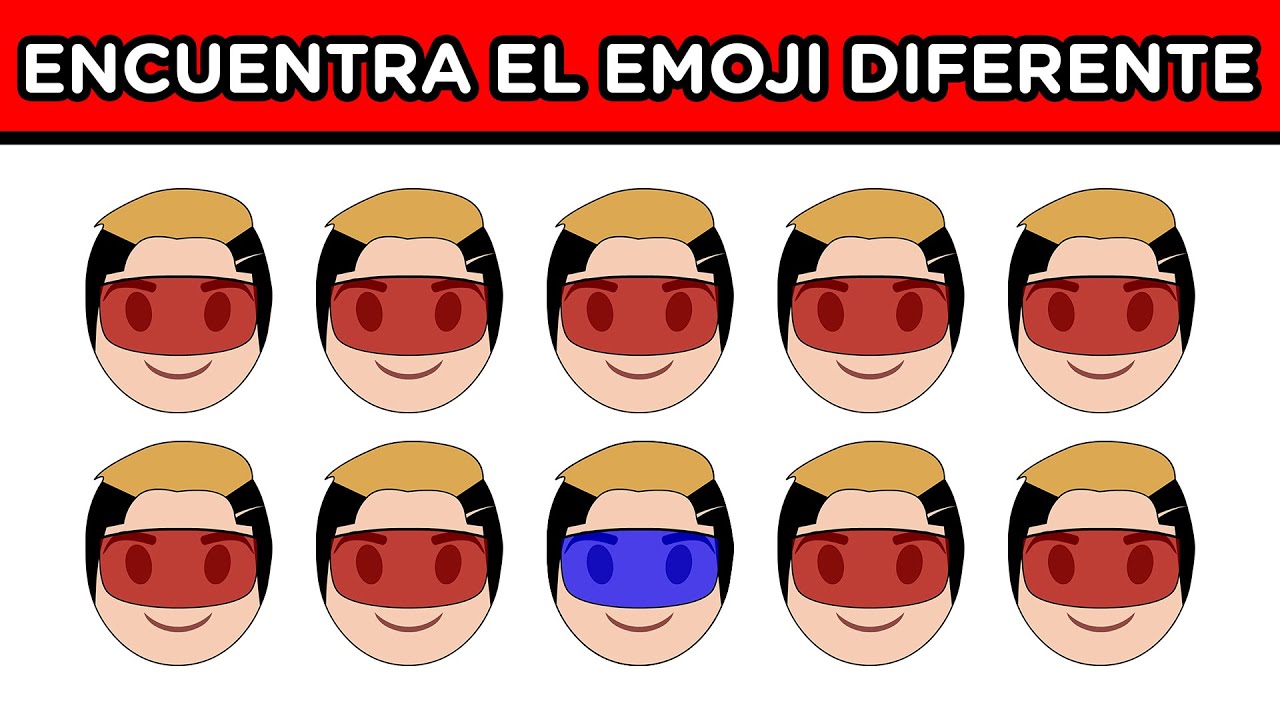 ENCUENTRA EL EMOJI DIFERENTE EN 10 SEGUNDOS | &iquest;PODR&Aacute;S ENCONTRARLOS A TODOS? | YOU OCIO