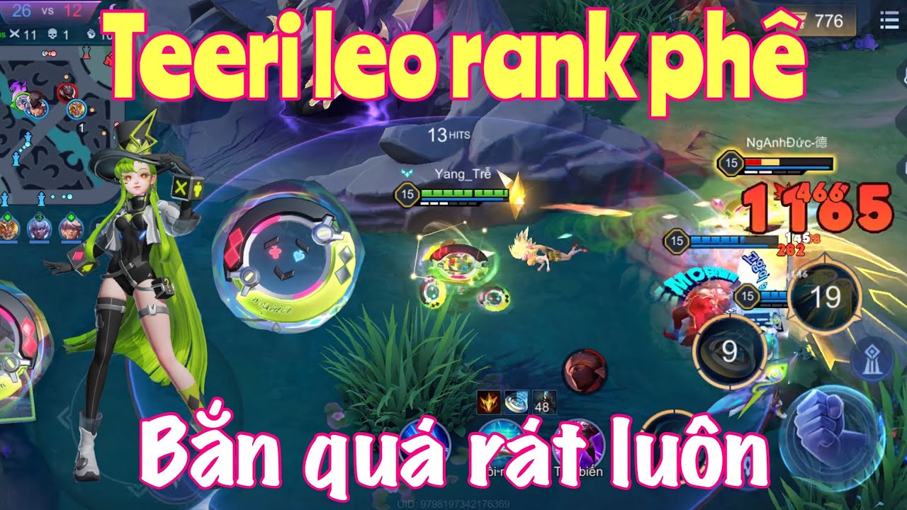 Teeri lại tăng sức mạnh mang leo rank quá ngon - LMQB