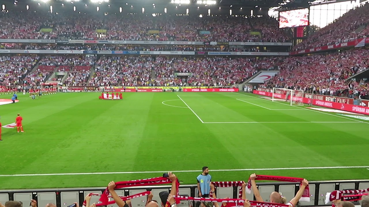 1.FC Köln Hymne - FC Köln gegen BVB 09 - 23.08.2019 - RheinEnergieStadion