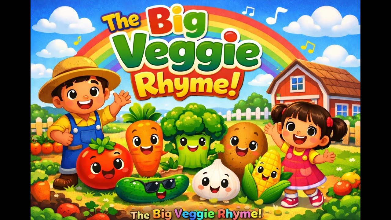 The BEST Veggie Song for Kids That Will Make Them LOVE Vegetables!